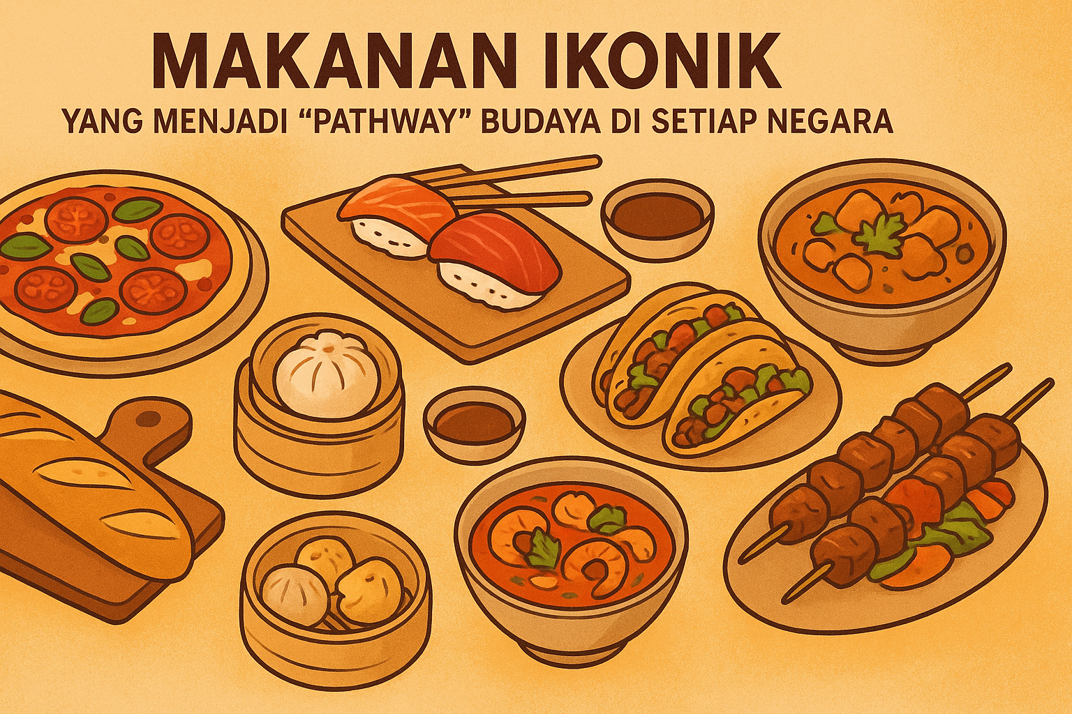 Makanan Ikonik yang Menjadi “Pathway” Budaya di Setiap Negara